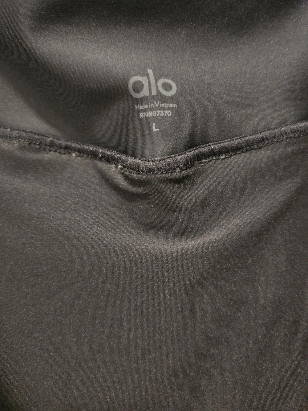 Alo Yoga Grand Slam Tennis Skirt - Pleated Black Skort Large